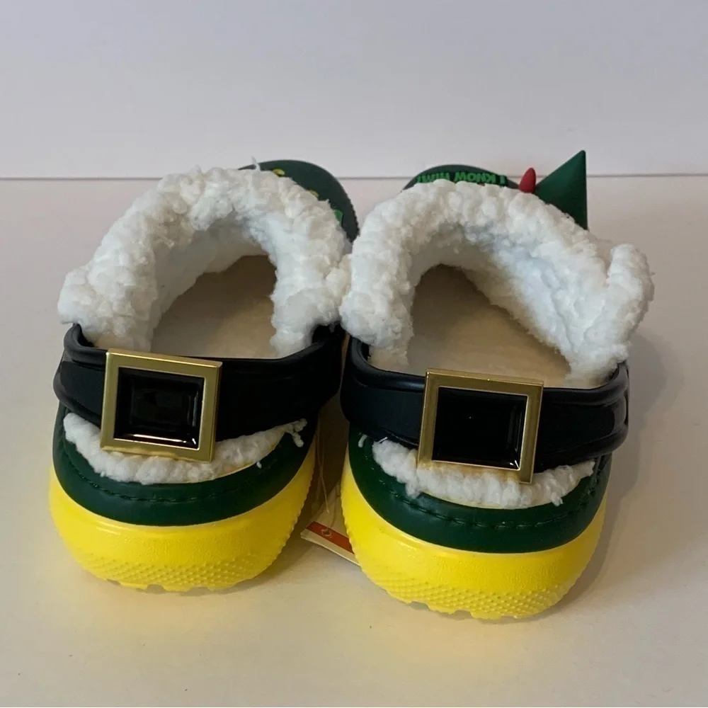 NWT. CROCS X ELF Classic Lined Clog Shoes